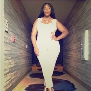 Plus size Tan Jumpsuit